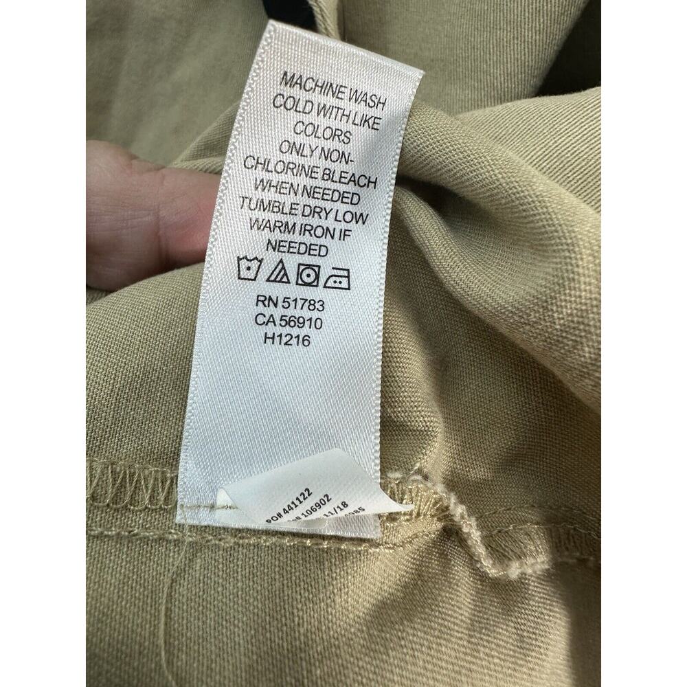 Maurices Plus Size 3 Beige Button Down Pelted Tre… - image 5